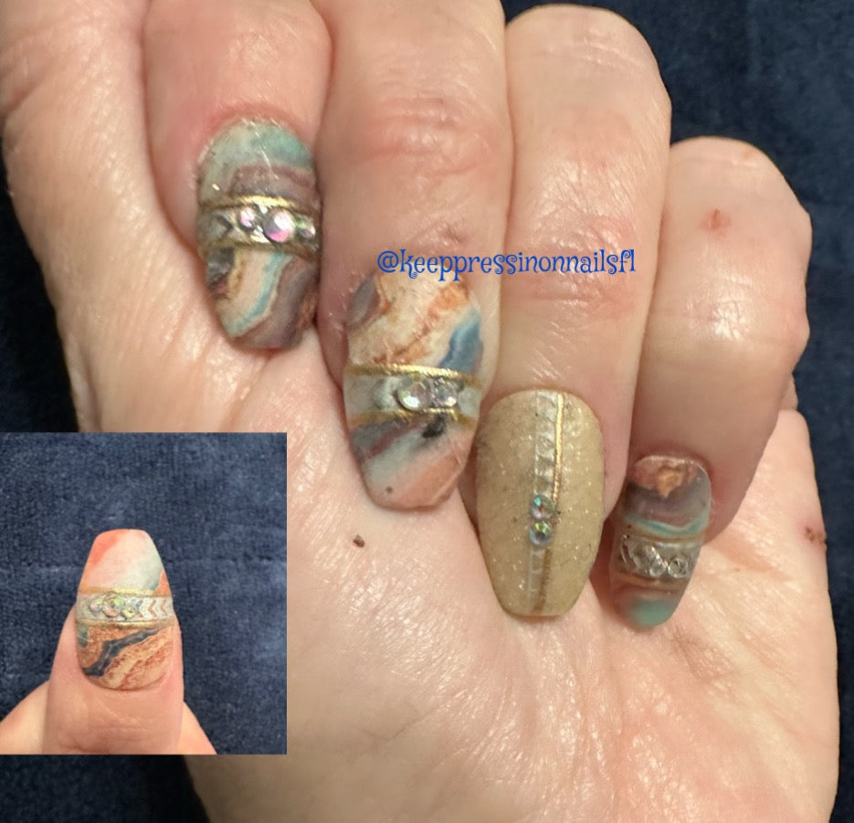 Rose Gold Marble
